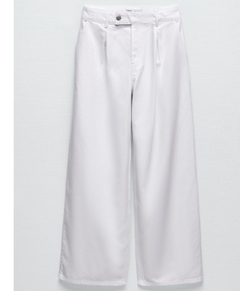 ZARA Z1975 wide leg jeans with darts Sz-12